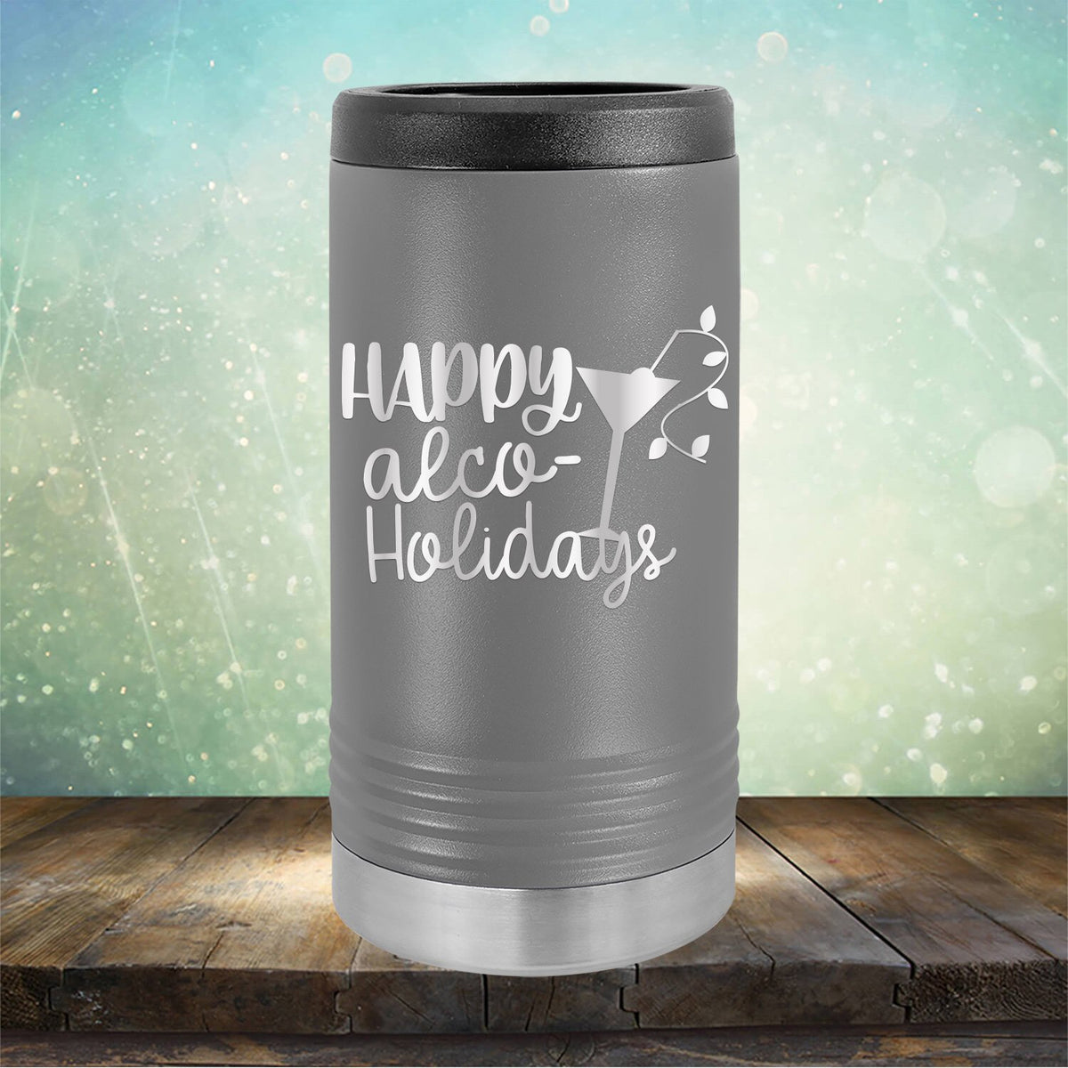 Happy Alco Holidays - Laser Etched Tumbler Mug