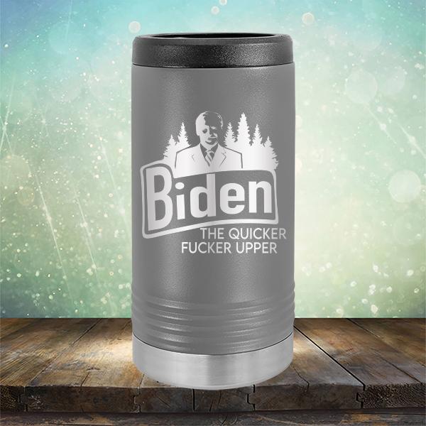 Joe Biden The Quicker Fucker Upper - Laser Etched Tumbler Mug