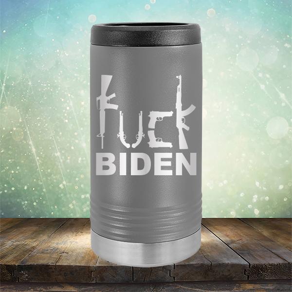Fuck Biden Guns - Laser Etched Tumbler Mug
