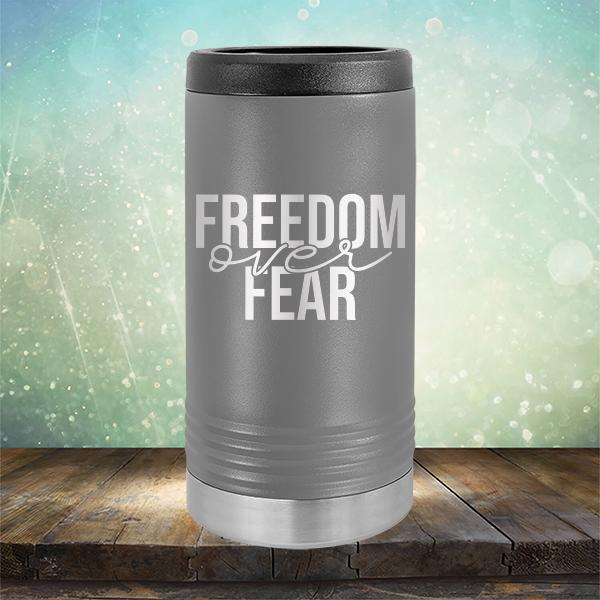 Freedom Over Fear - Laser Etched Tumbler Mug