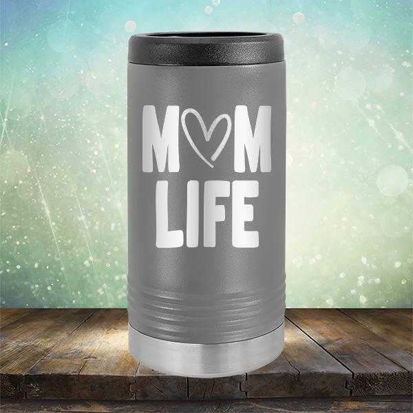 Mom Life with Heart - Laser Etched Tumbler Mug