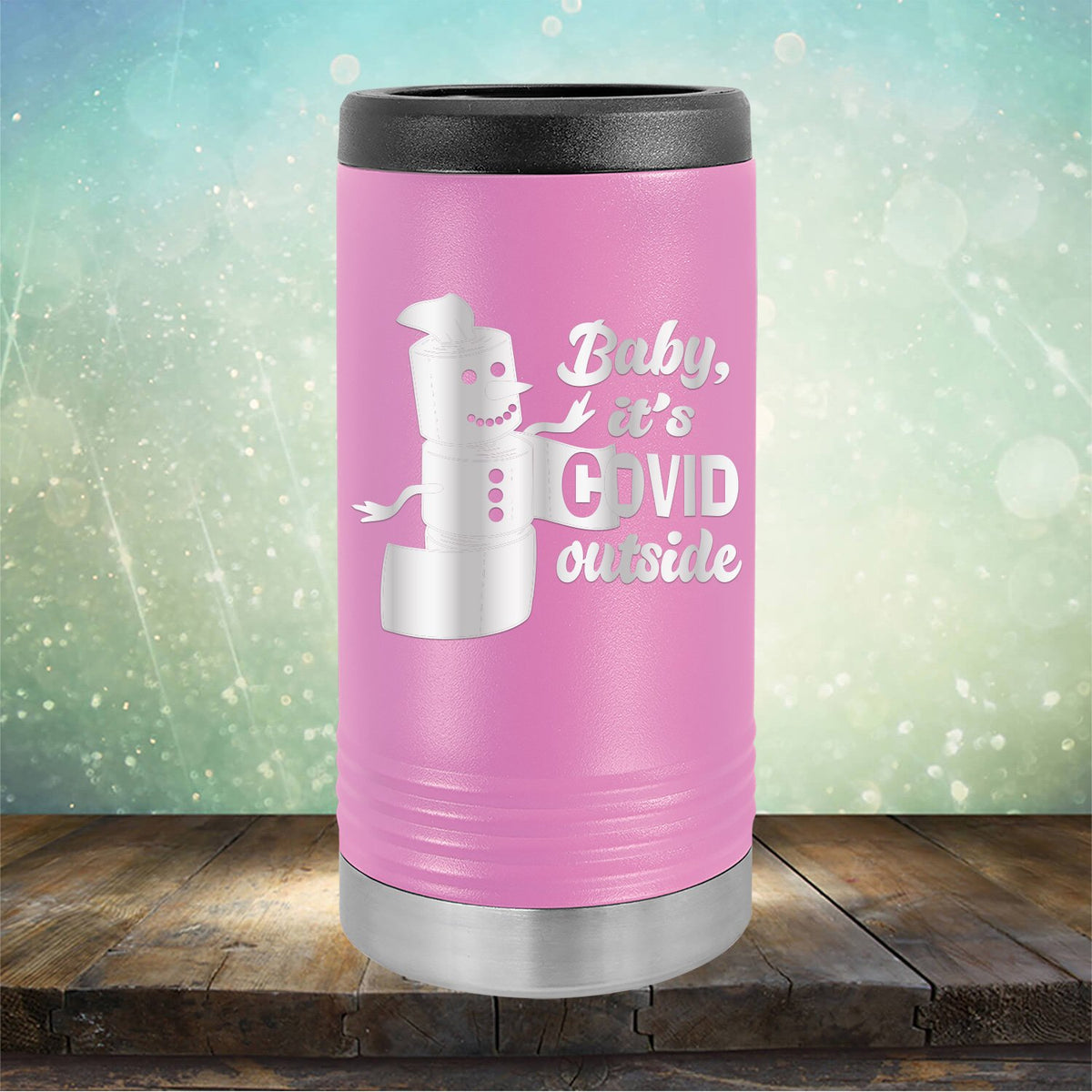 Baby It&#39;s Covid Outside - Laser Etched Tumbler Mug