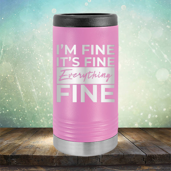 I'm Fine It's Fine Everything's Fine - Laser Etched Tumbler Mug
