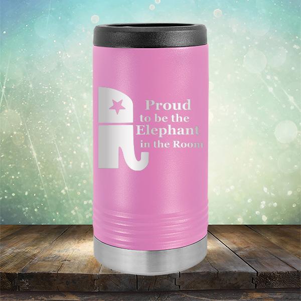 Proud To Be The Elephant in the Room - Laser Etched Tumbler Mug