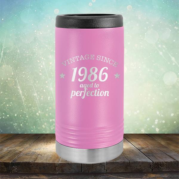 Vintage Since 1986 Aged to Perfection 35 Years Old - Laser Etched Tumbler Mug