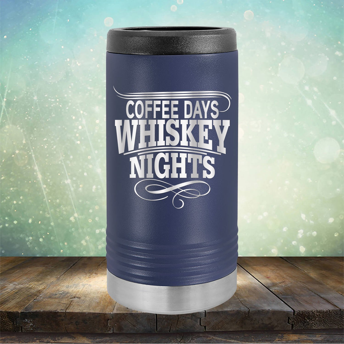 Coffee Days Whiskey Nights - Laser Etched Tumbler Mug