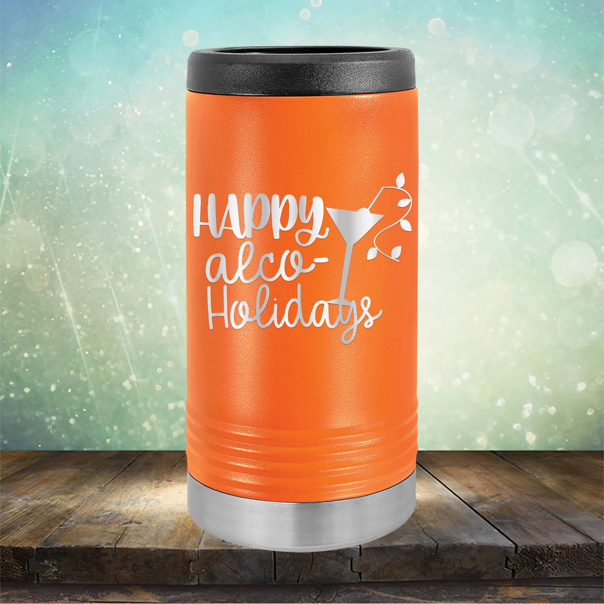 Happy Alco Holidays - Laser Etched Tumbler Mug
