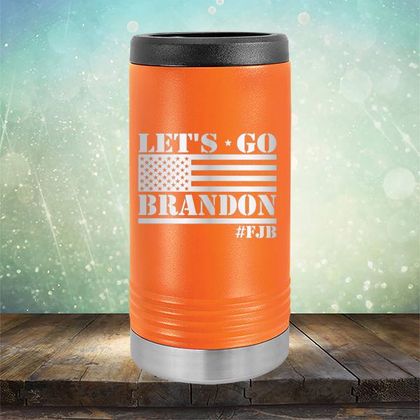 Let&#39;s Go Brandon American Flag - Laser Etched Tumbler Mug
