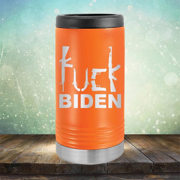 Fuck Biden Guns - Laser Etched Tumbler Mug