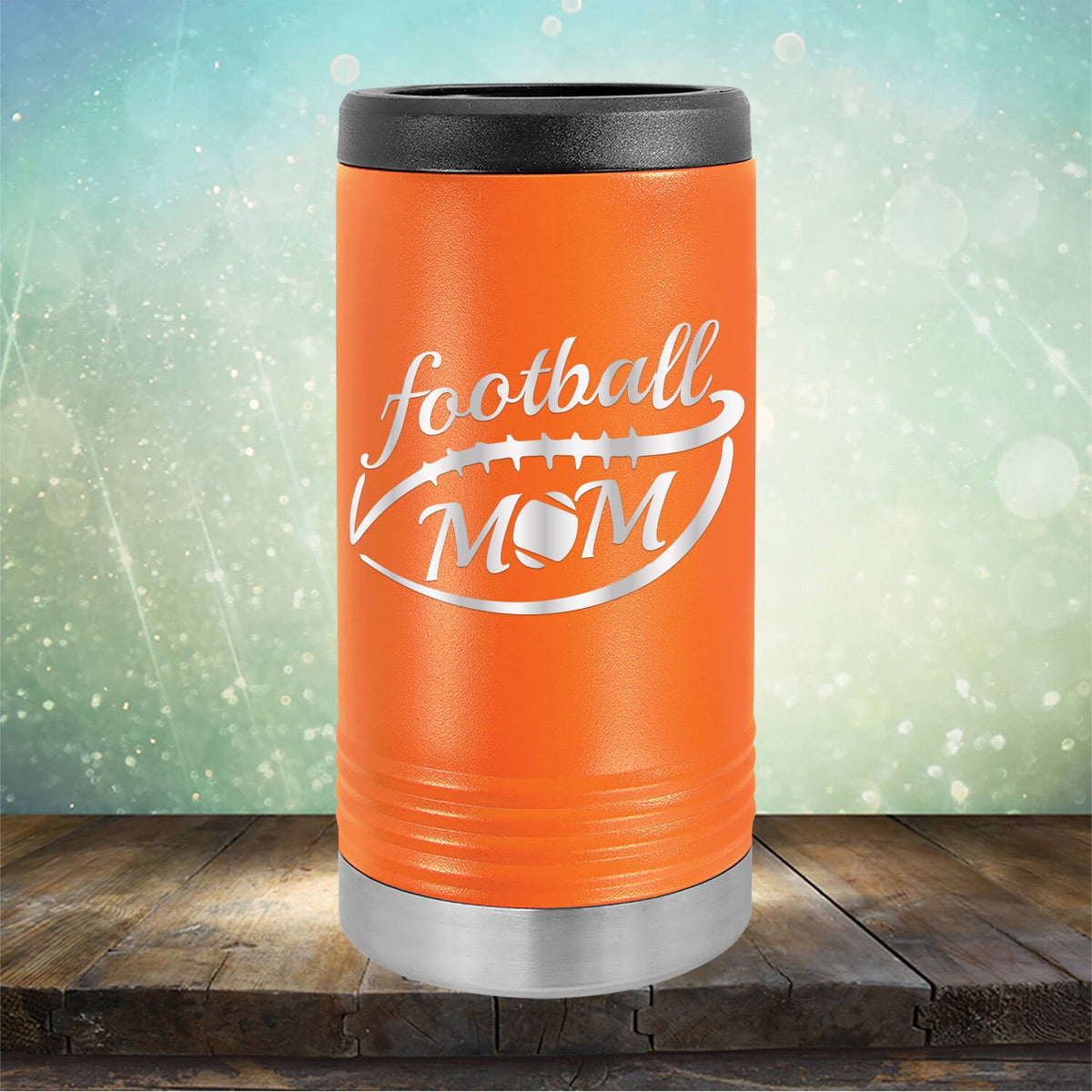 Football Mom - Laser Etched Tumbler Mug
