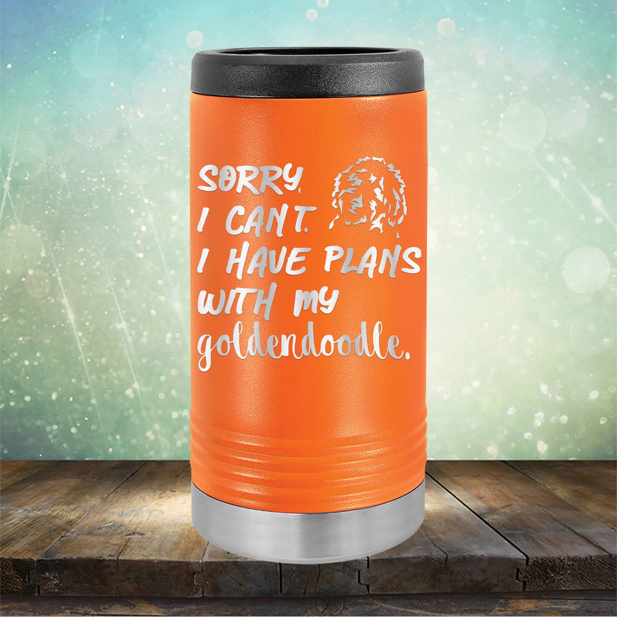 Sorry I Can&#39;t I Have Plans with My Goldendoodle - Laser Etched Tumbler Mug