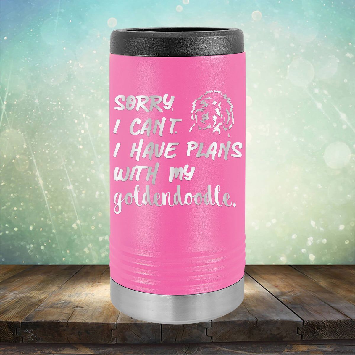 Sorry I Can&#39;t I Have Plans with My Goldendoodle - Laser Etched Tumbler Mug