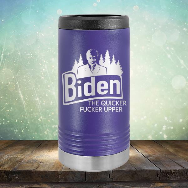 Joe Biden The Quicker Fucker Upper - Laser Etched Tumbler Mug