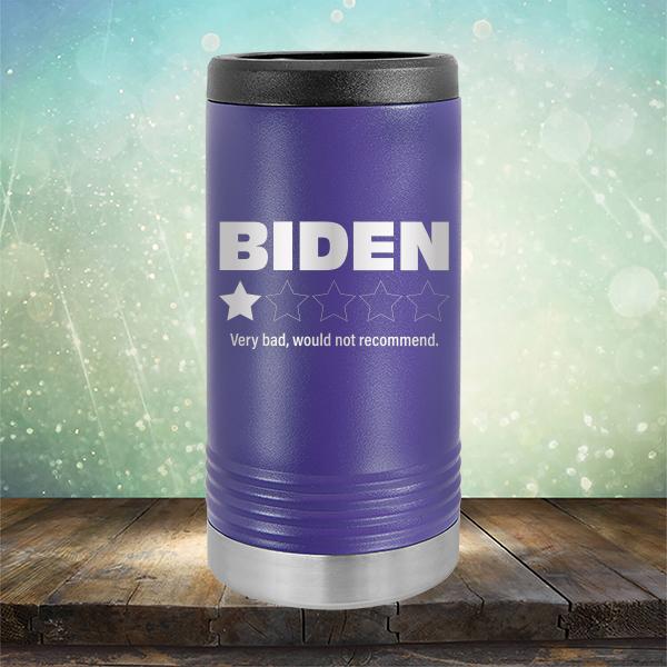 Joe Biden One Star Review Very Bad Would Not Recommend - Laser Etched Tumbler Mug