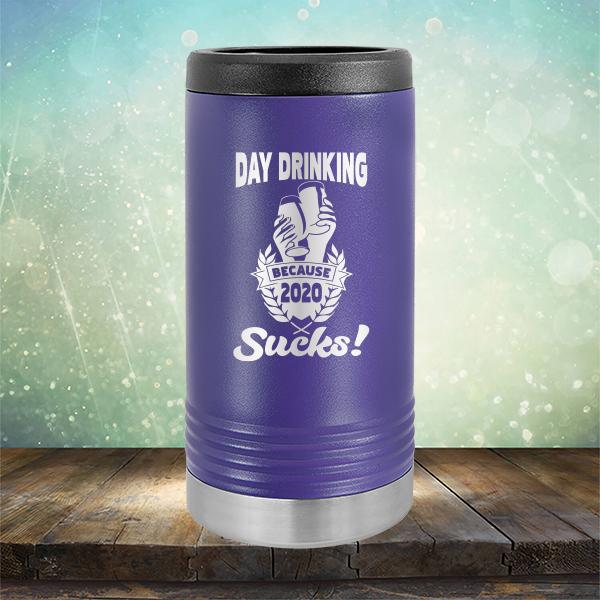 Day Drinking Because 2020 Sucks! - Laser Etched Tumbler Mug