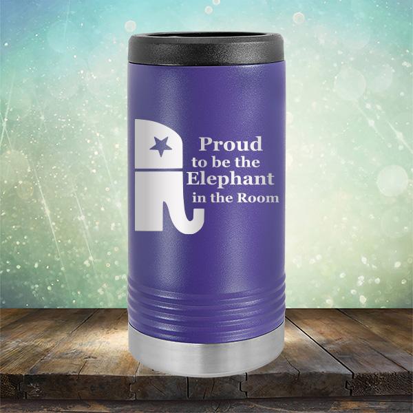 Proud To Be The Elephant in the Room - Laser Etched Tumbler Mug