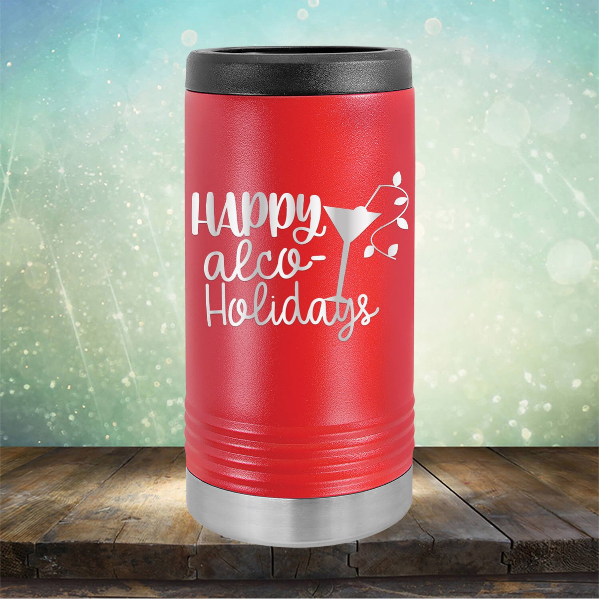 Happy Alco Holidays - Laser Etched Tumbler Mug