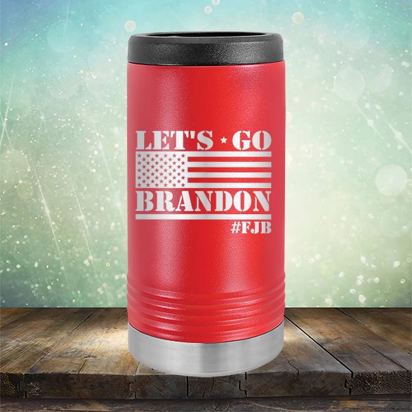 Let&#39;s Go Brandon American Flag - Laser Etched Tumbler Mug