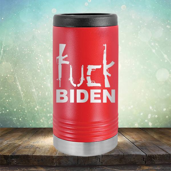 Fuck Biden Guns - Laser Etched Tumbler Mug