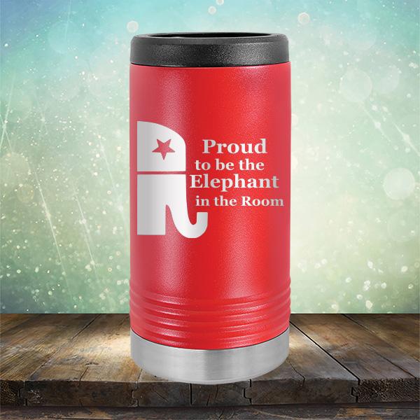 Proud To Be The Elephant in the Room - Laser Etched Tumbler Mug