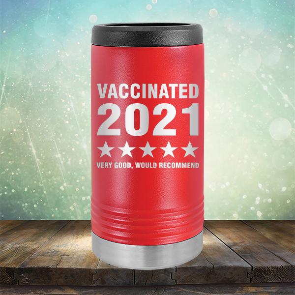 Vaccinated 2021 Very Good Would Recommend - Laser Etched Tumbler Mug