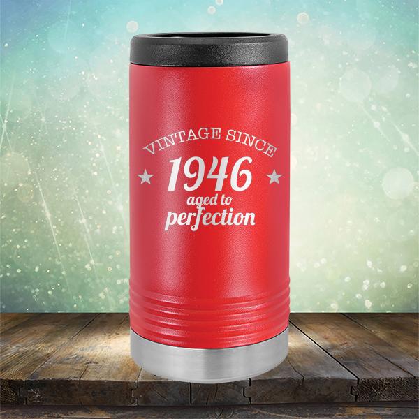 Vintage Since 1946 Aged to Perfection 75 Years Old - Laser Etched Tumbler Mug