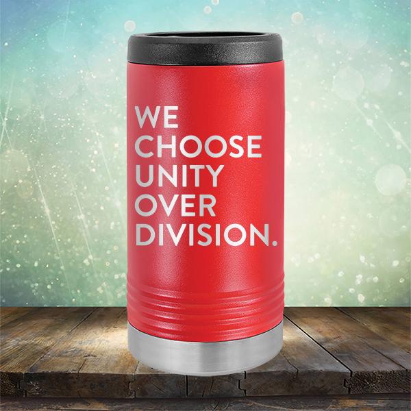 We Choose Unity Over Division - Laser Etched Tumbler Mug