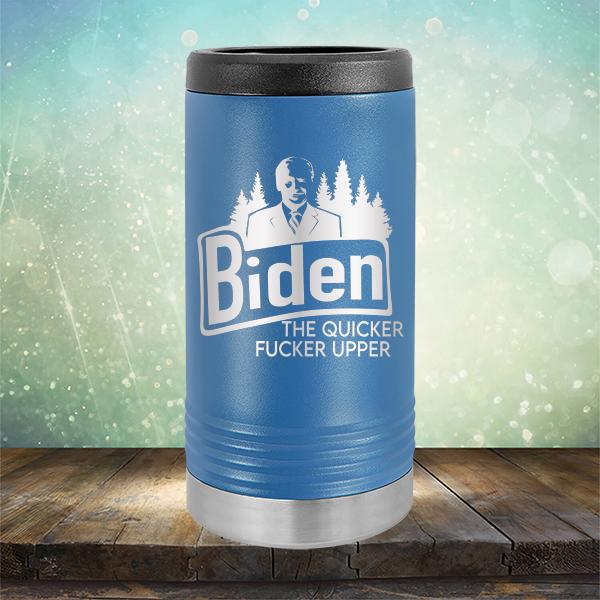 Joe Biden The Quicker Fucker Upper - Laser Etched Tumbler Mug