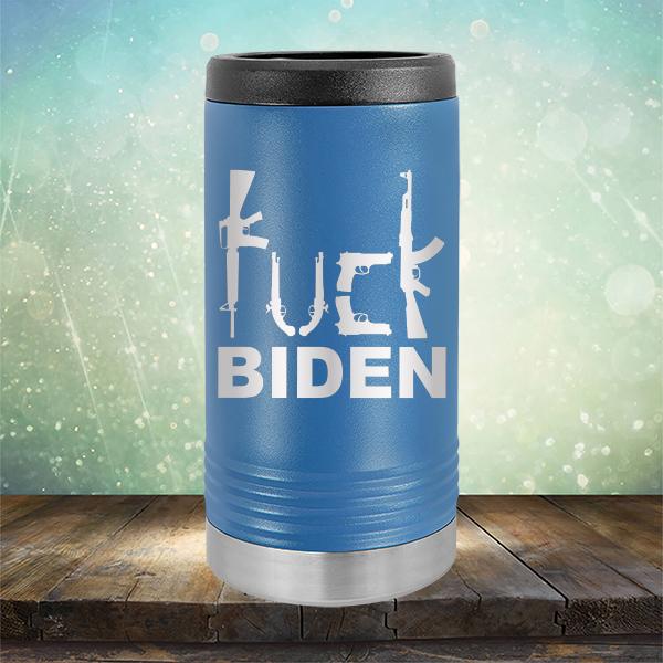 Fuck Biden Guns - Laser Etched Tumbler Mug