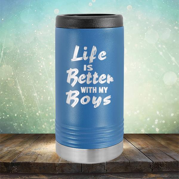 Life is Better With My Boys - Laser Etched Tumbler Mug