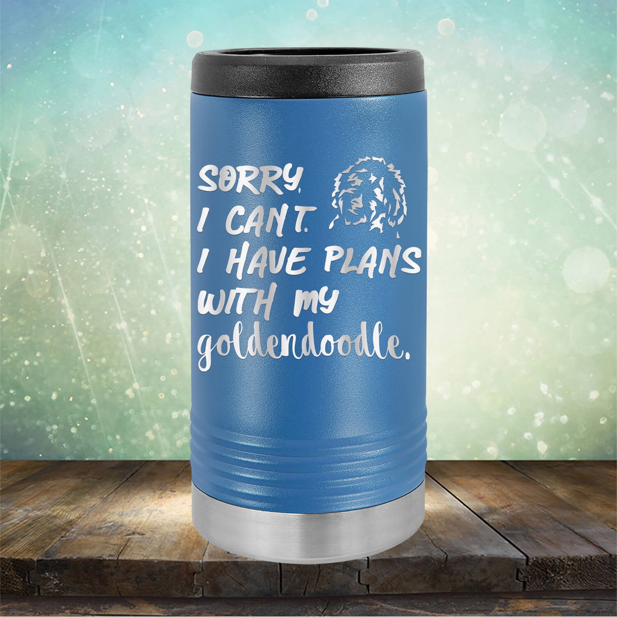 Sorry I Can&#39;t I Have Plans with My Goldendoodle - Laser Etched Tumbler Mug