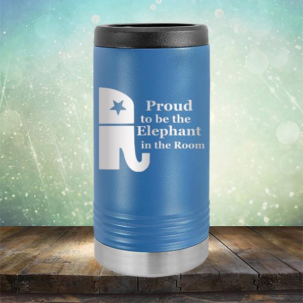 Proud To Be The Elephant in the Room - Laser Etched Tumbler Mug