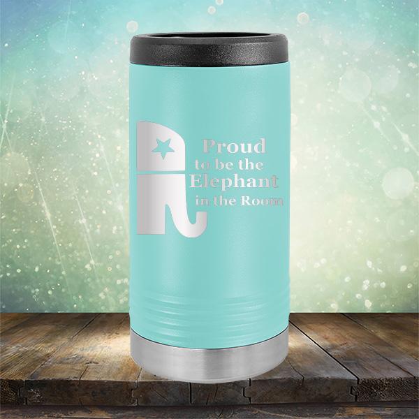 Proud To Be The Elephant in the Room - Laser Etched Tumbler Mug