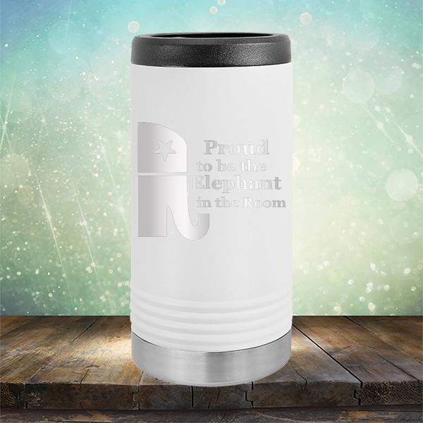 Proud To Be The Elephant in the Room - Laser Etched Tumbler Mug
