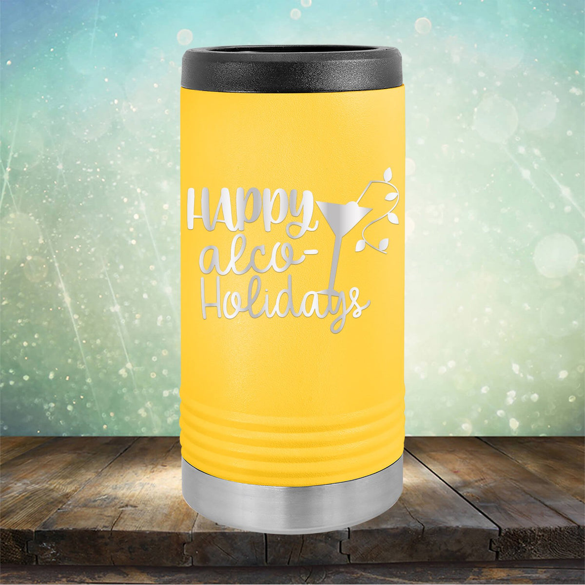 Happy Alco Holidays - Laser Etched Tumbler Mug