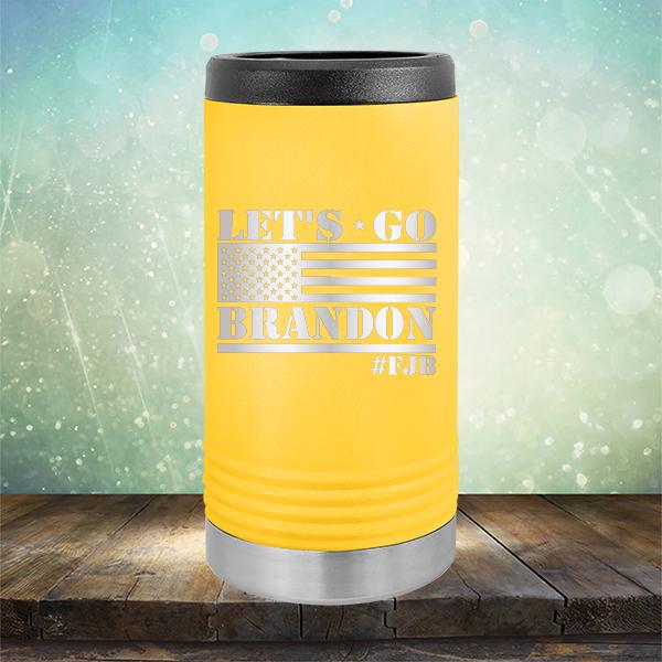 Let&#39;s Go Brandon American Flag - Laser Etched Tumbler Mug