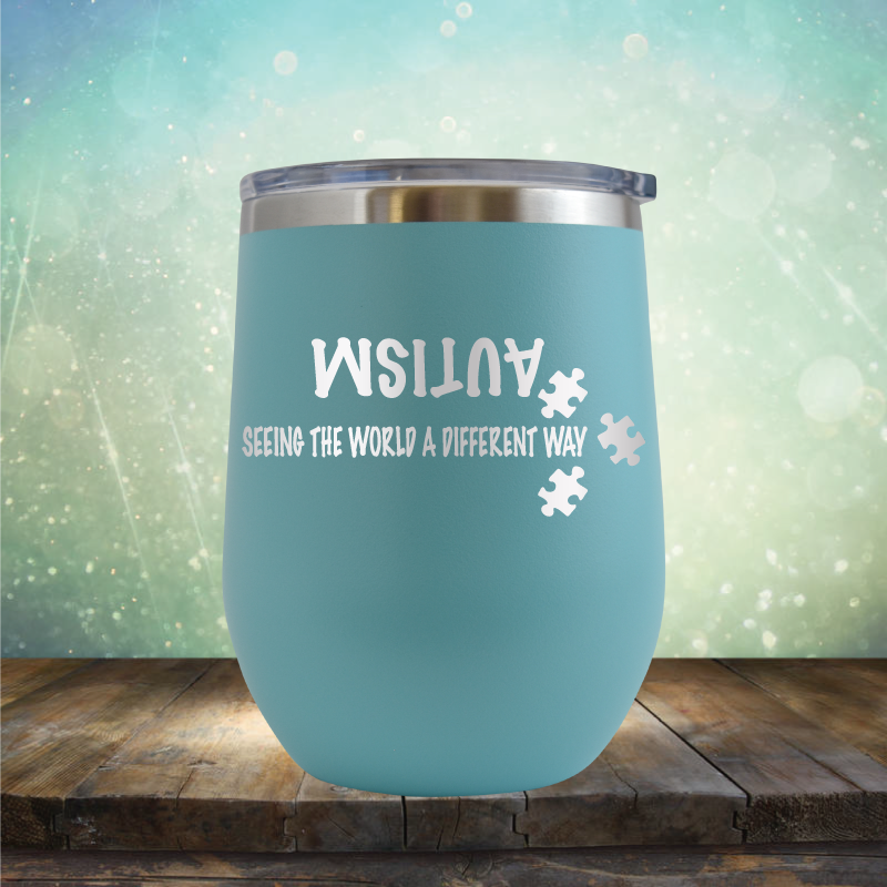 AUTISM Seeing the World A Different Way - Stemless Wine Cup