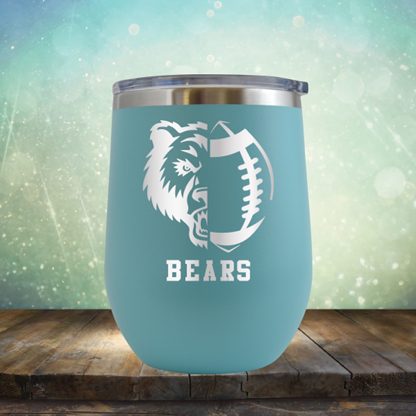 Bears Football - Stemless Wine Cup