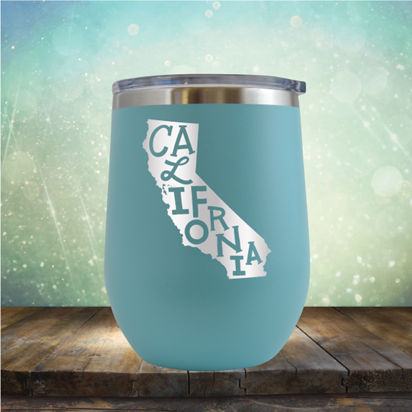 California Outline - Stemless Wine Cup