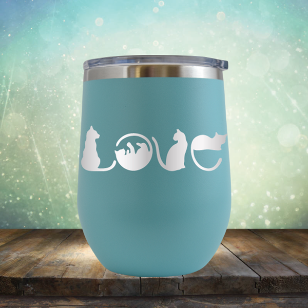 Cat Love - Stemless Wine Cup
