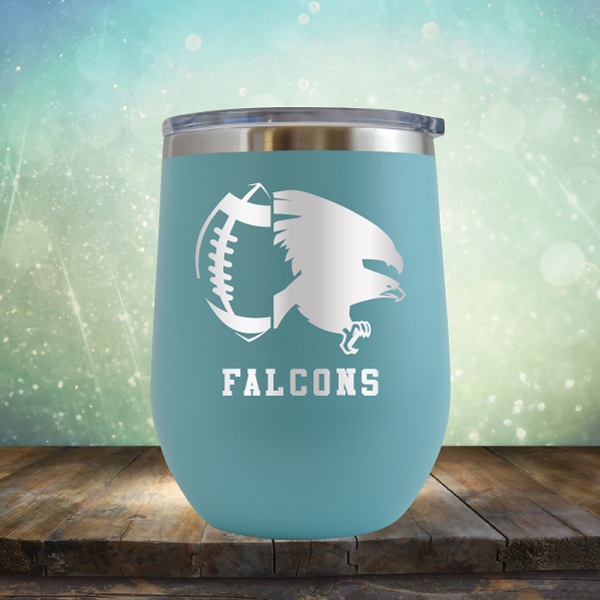 Falcons Football - Stemless Wine Cup