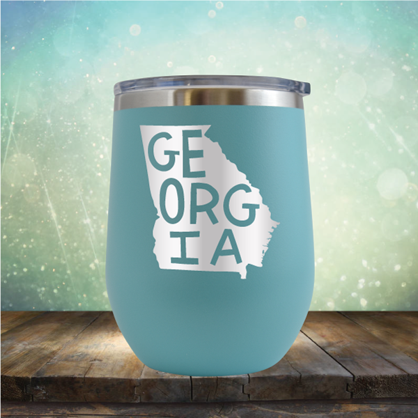 Georgia Outlines - Stemless Wine Cup