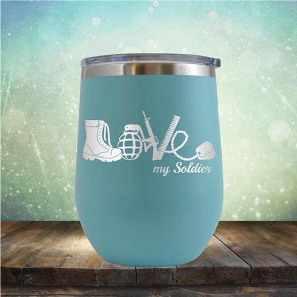 Love Soldier - Stemless Wine Cup