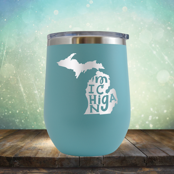 Michigan Outline - Stemless Wine Cup