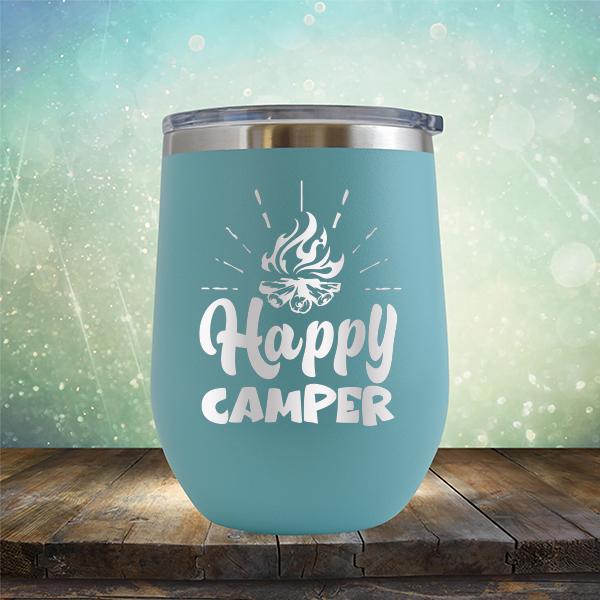 Happy Camper - Stemless Wine Cup