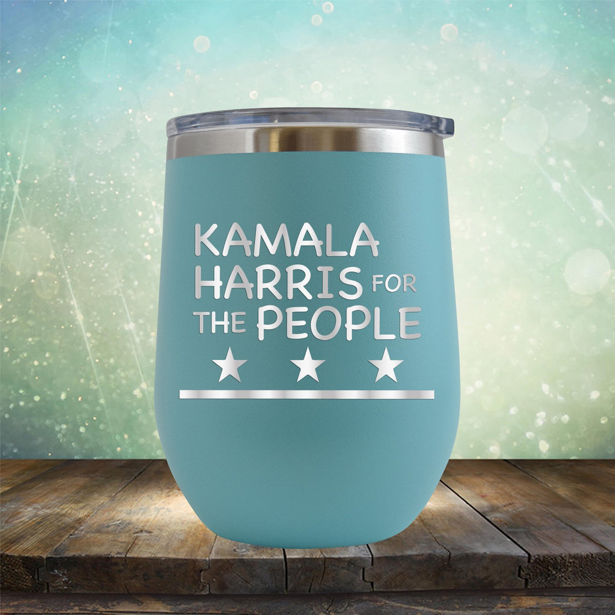 Kamala Harris For The People - Stemless Wine Cup