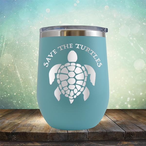 Save The Turtles - Stemless Wine Cup
