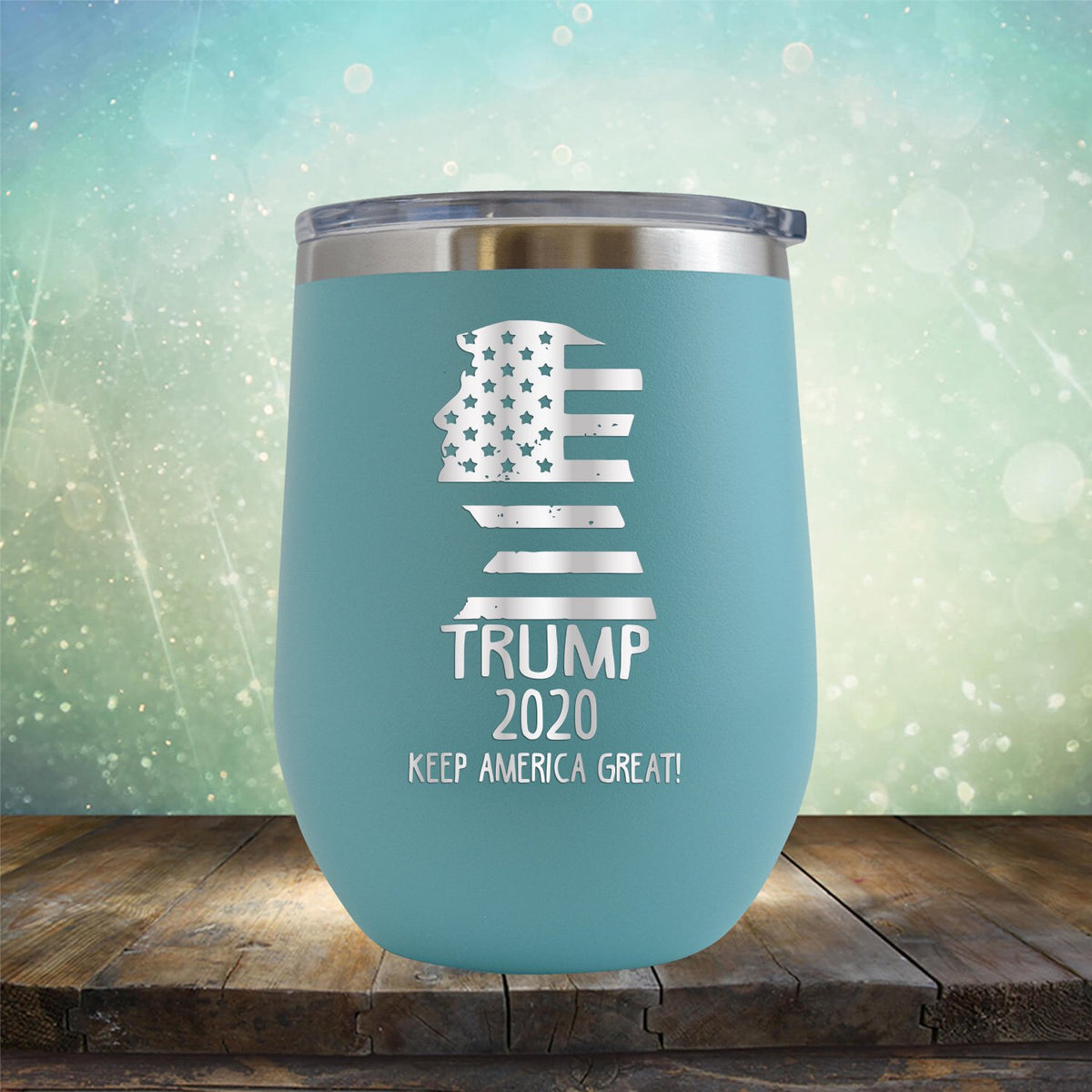 Trump 2020 Keep America Great - Stemless Wine Cup
