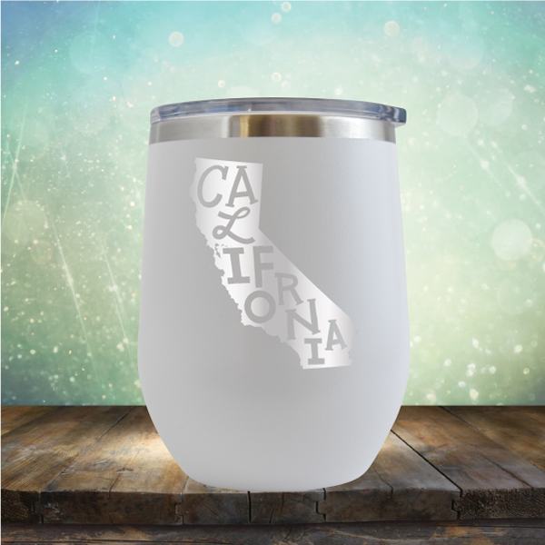 California Outline - Stemless Wine Cup