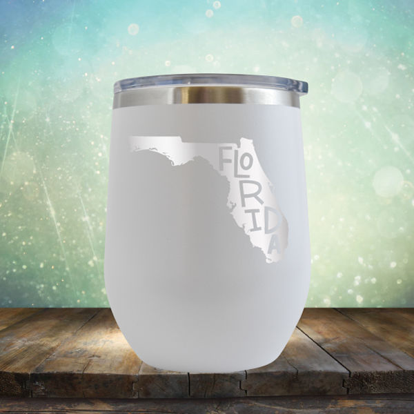 Florida Outline - Stemless Wine Cup